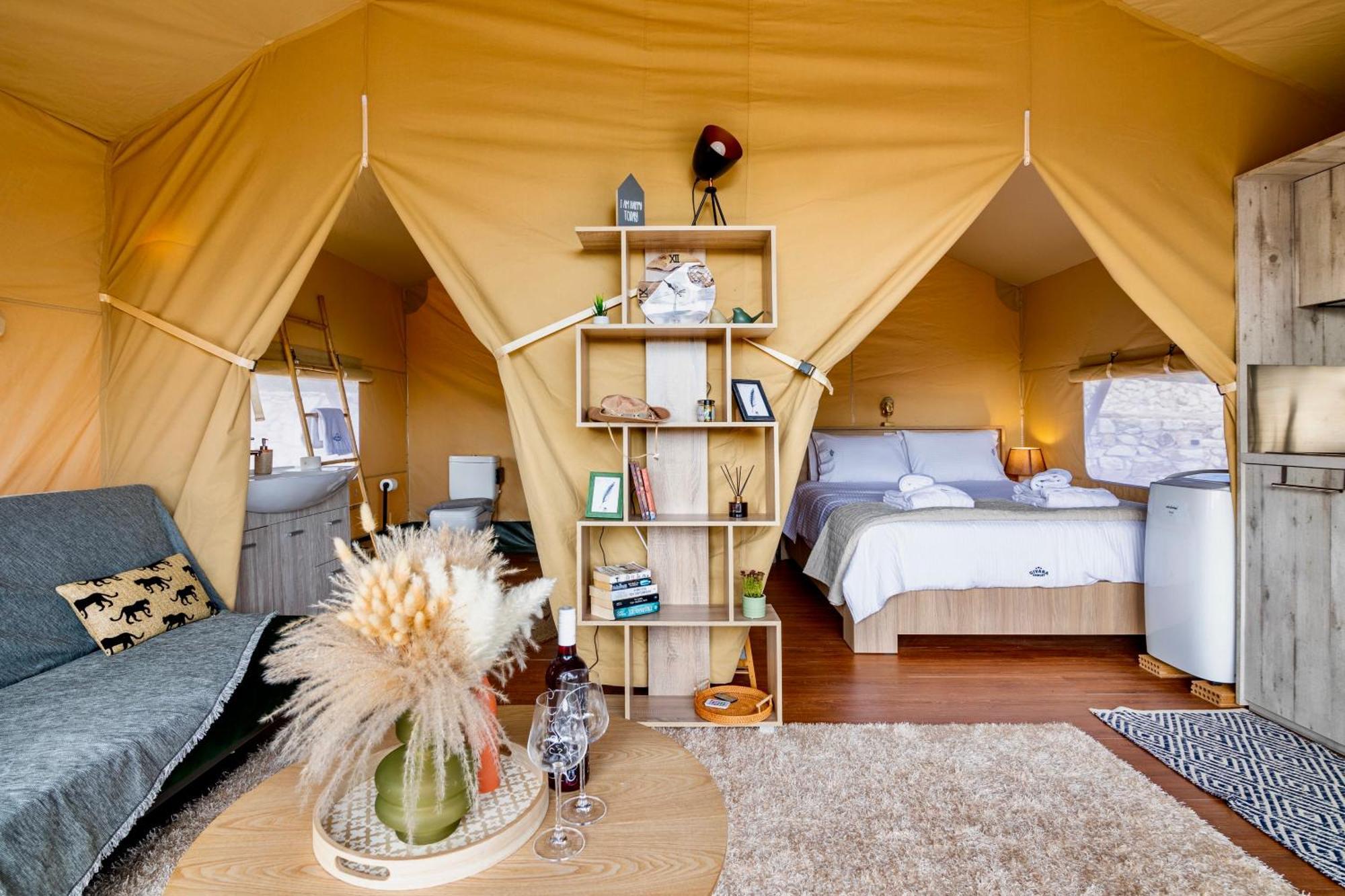 Civara - Private Glamping In Nature With Jakuzzi Luxury tent Tsivaras