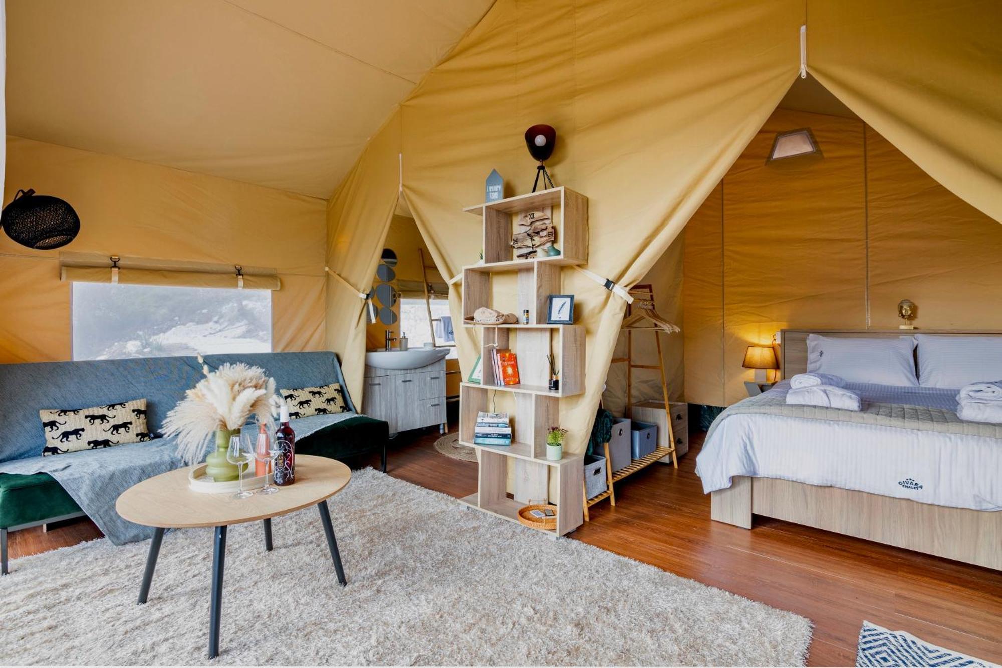 Civara - Private Glamping In Nature With Jakuzzi Luxury tent Tsivaras